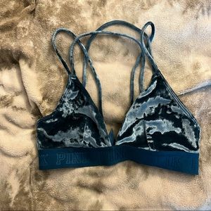 💜 3/$15 Pink Velvet Bralette Small